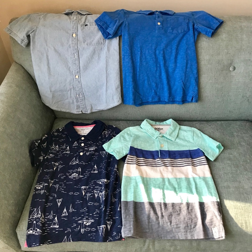 Bundle/lot boy size 6 polos